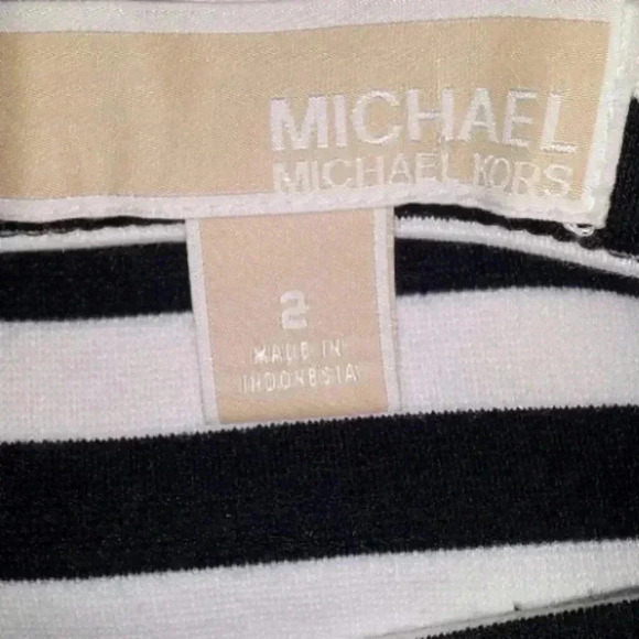 Michael Kors Striped Body Con Skirt NWOT - Picture 4 of 4